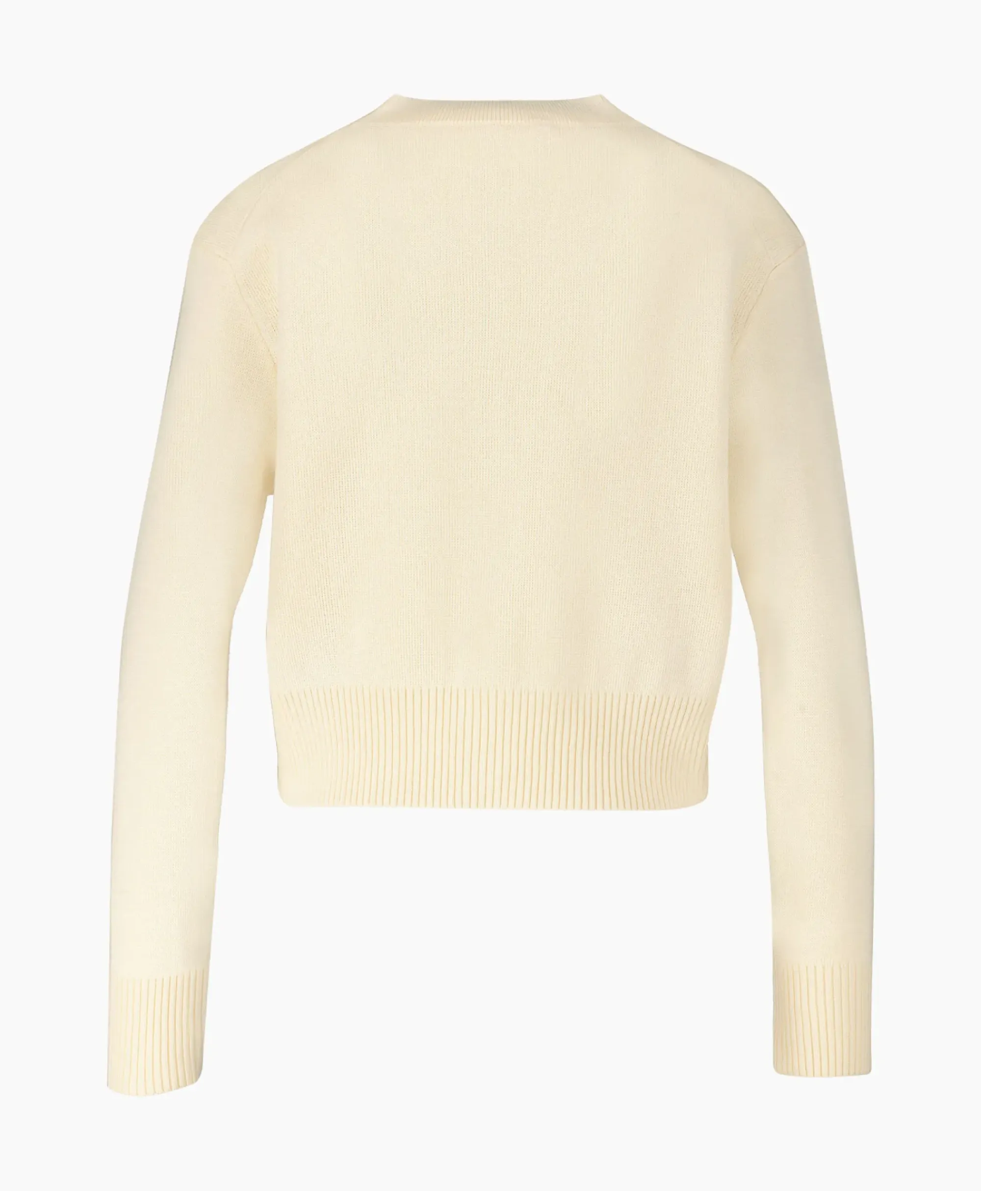 Vesten^Ami Paris Vest Red Adc Cardigan Beige