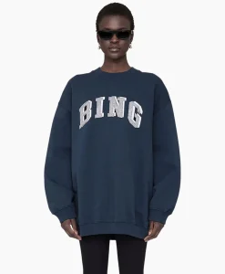 Truien^Anine Bing Sweater Tyler Bing Blauw