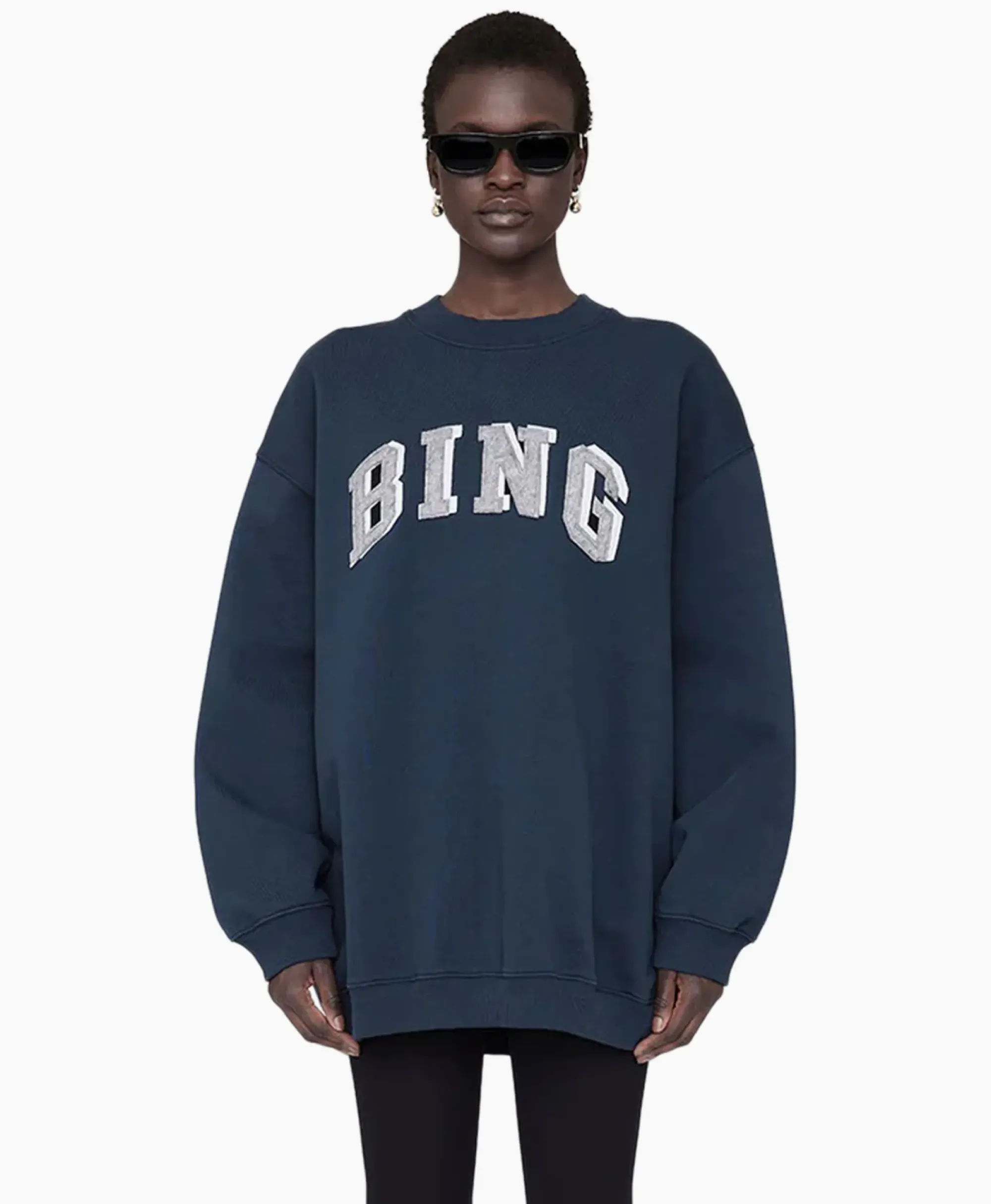 Truien^Anine Bing Sweater Tyler Bing Blauw