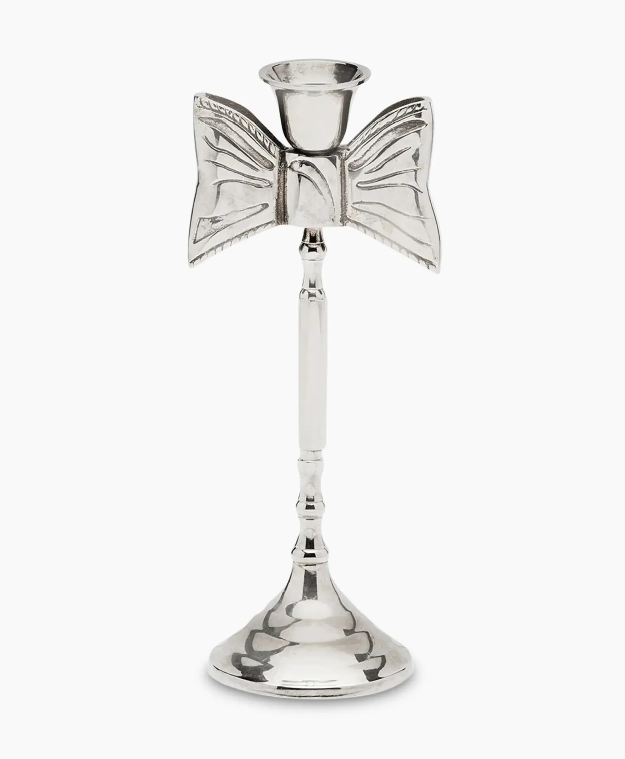 Lifestyle^Anna+nina Accessoires Lady Bow Candle Holder Zilver