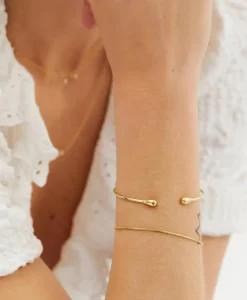 Sieraden^Anna+nina Armband Drop Cuff Goud
