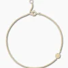 Sieraden^Anna+nina Armband Smiley Bracelet Silver Goldplated Goud