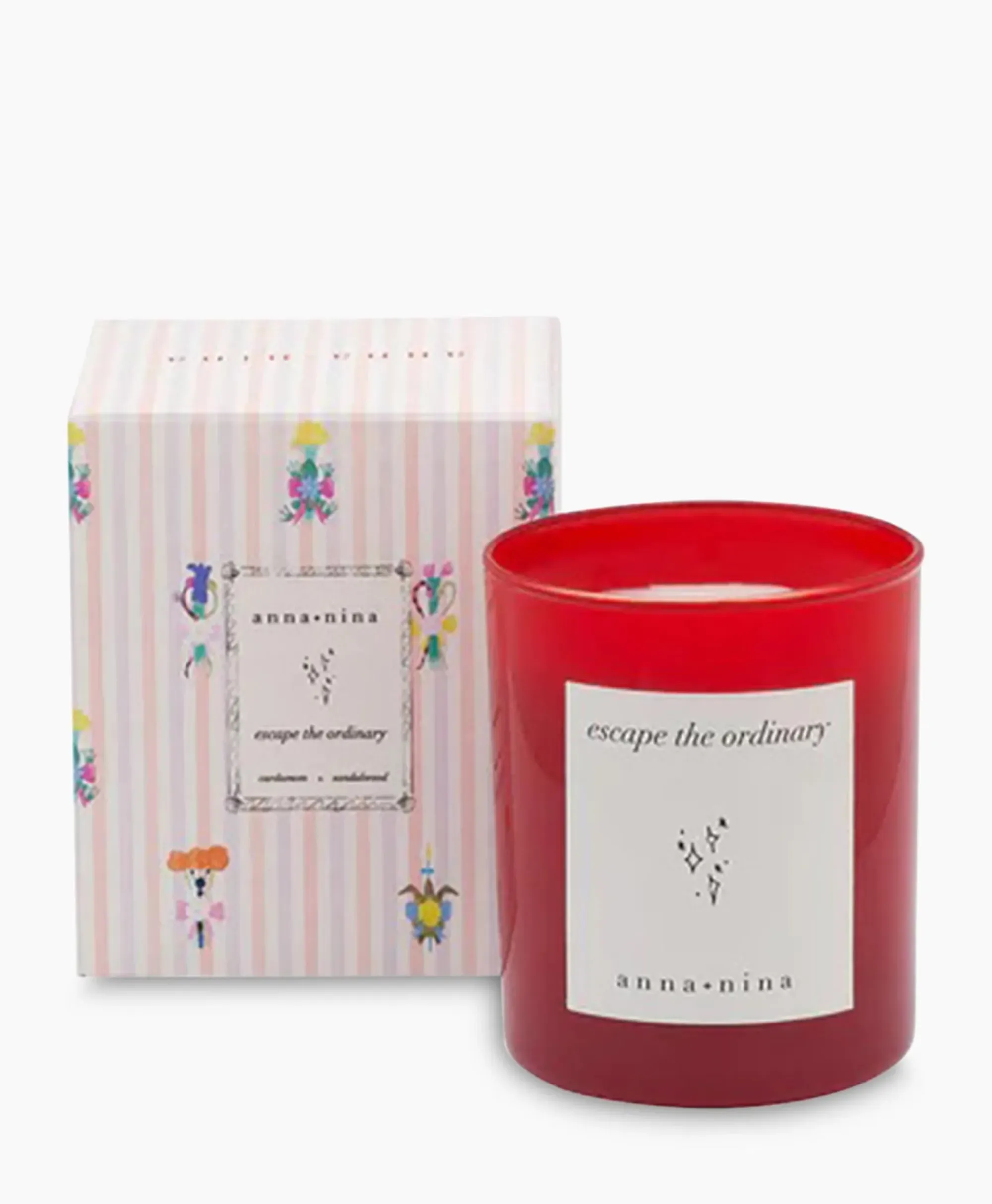 Lifestyle^Anna+nina Kaars Escape The Ordinary Scented Candle Rood