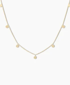 Sieraden^Anna+nina Ketting Smiley Goud