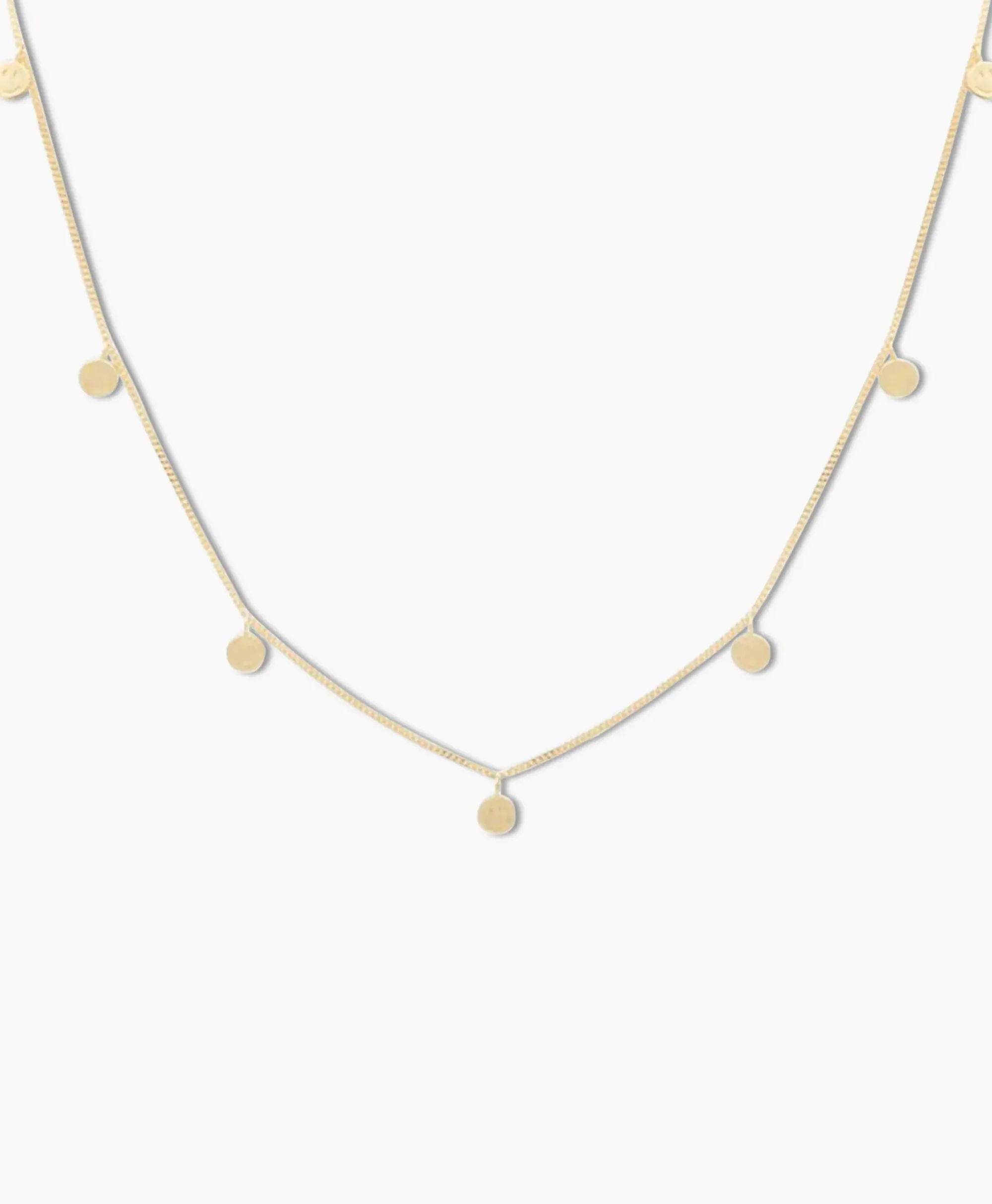 Sieraden^Anna+nina Ketting Smiley Goud