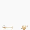 Sieraden^Anna+nina Oorbellen Single Cupid Stud Earring Silver Goldpla Goud