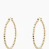 Sieraden^Anna+nina Oorbellen Solstice Big Hoop Earrings Brass Goldpla Goud
