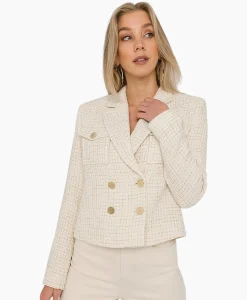 Blazers^Anna Van Toor Blazer 33A01-02613 Off White