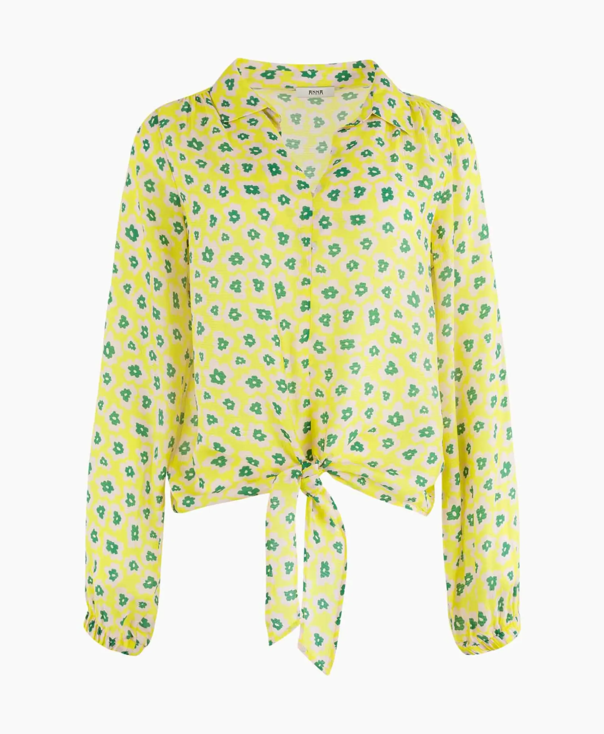 Blouses^Anna Van Toor Blouse 43A05-03377 Licht Groen