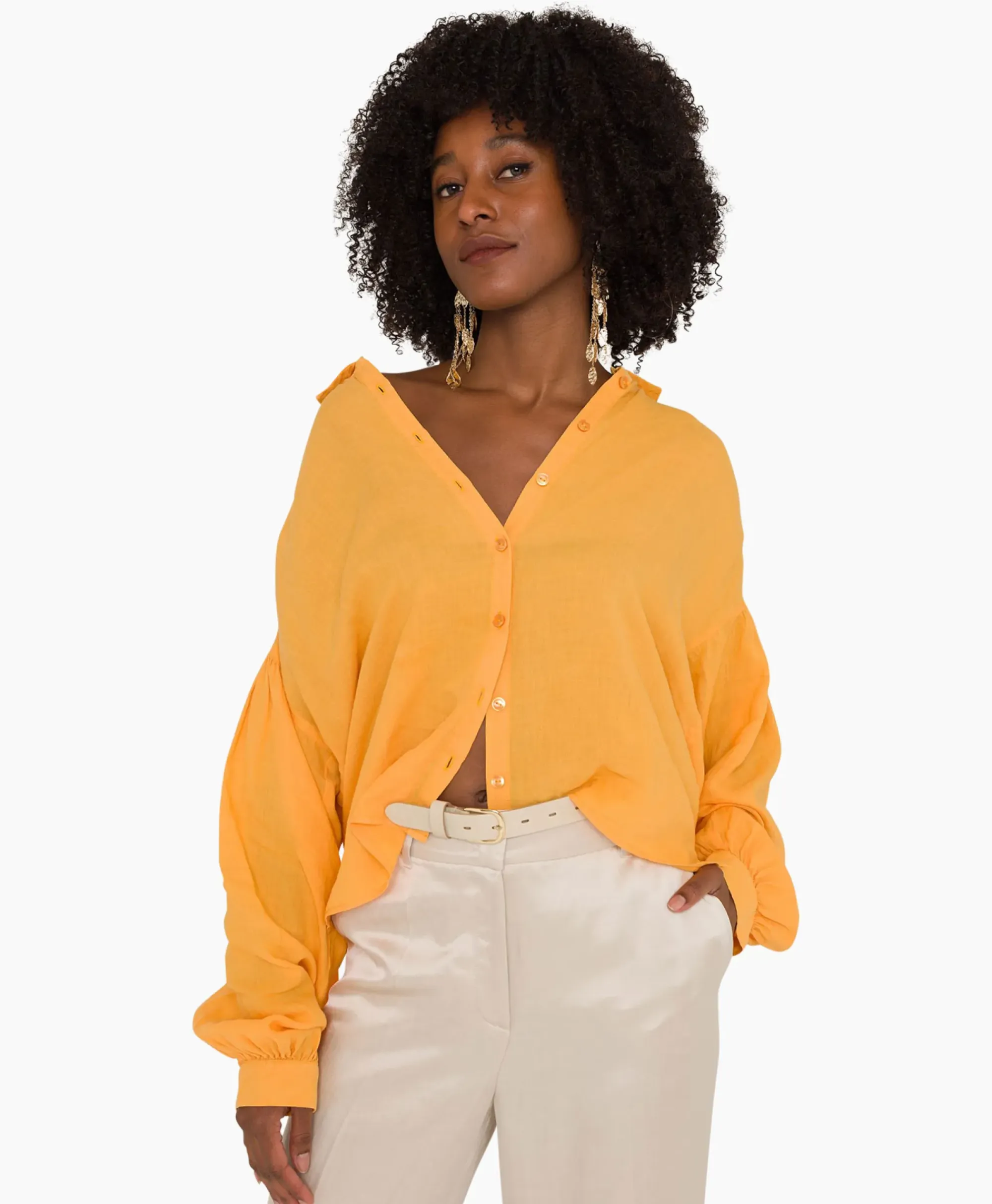 T-Shirts & Tops^Anna Van Toor Blouse 17A05-03268-1 Oranje