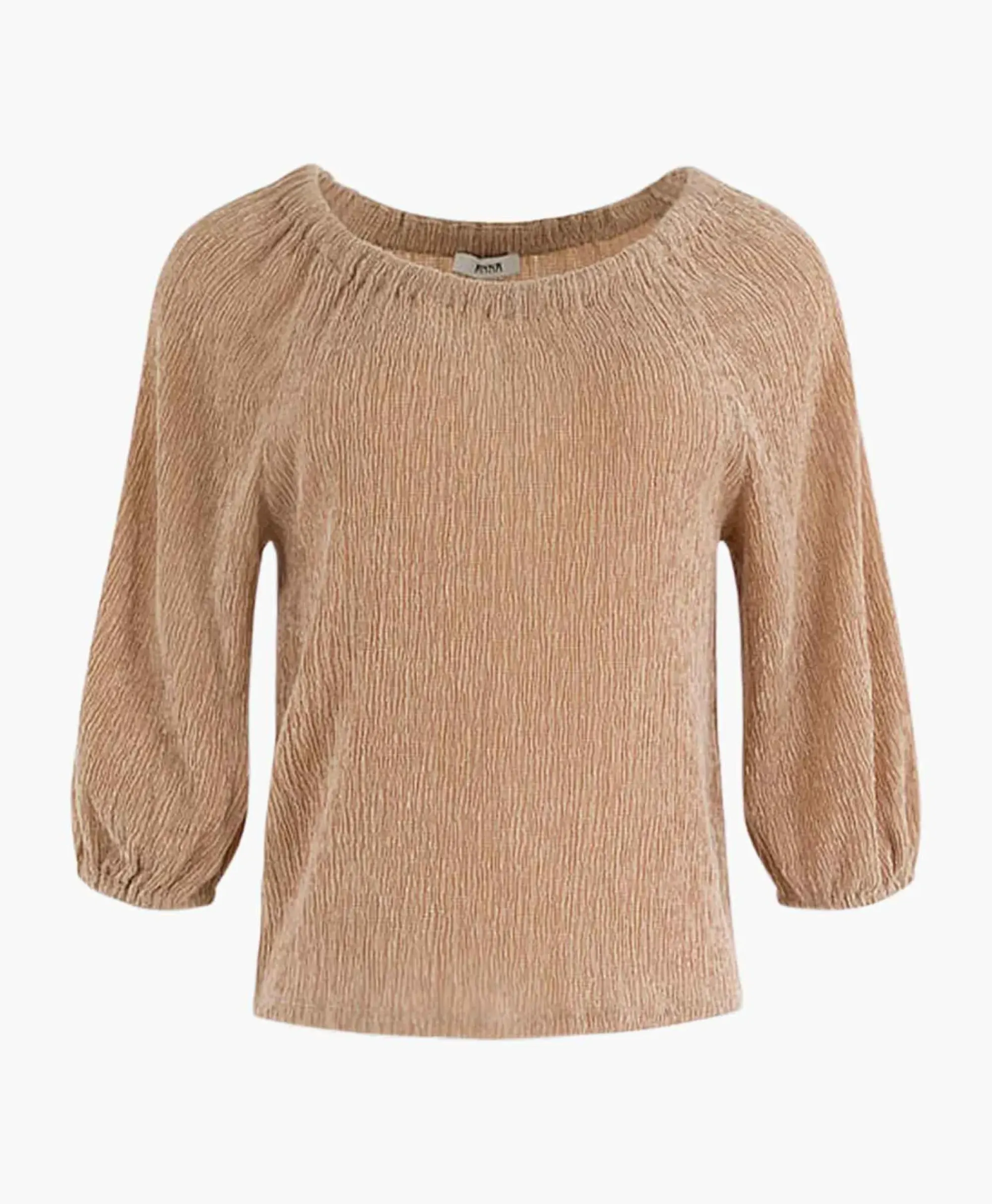 T-Shirts & Tops^Anna Van Toor Blouse 26A05-03373 Zand