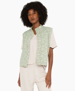 Gilets^Anna Van Toor Gilet 43A11-02108B Groen