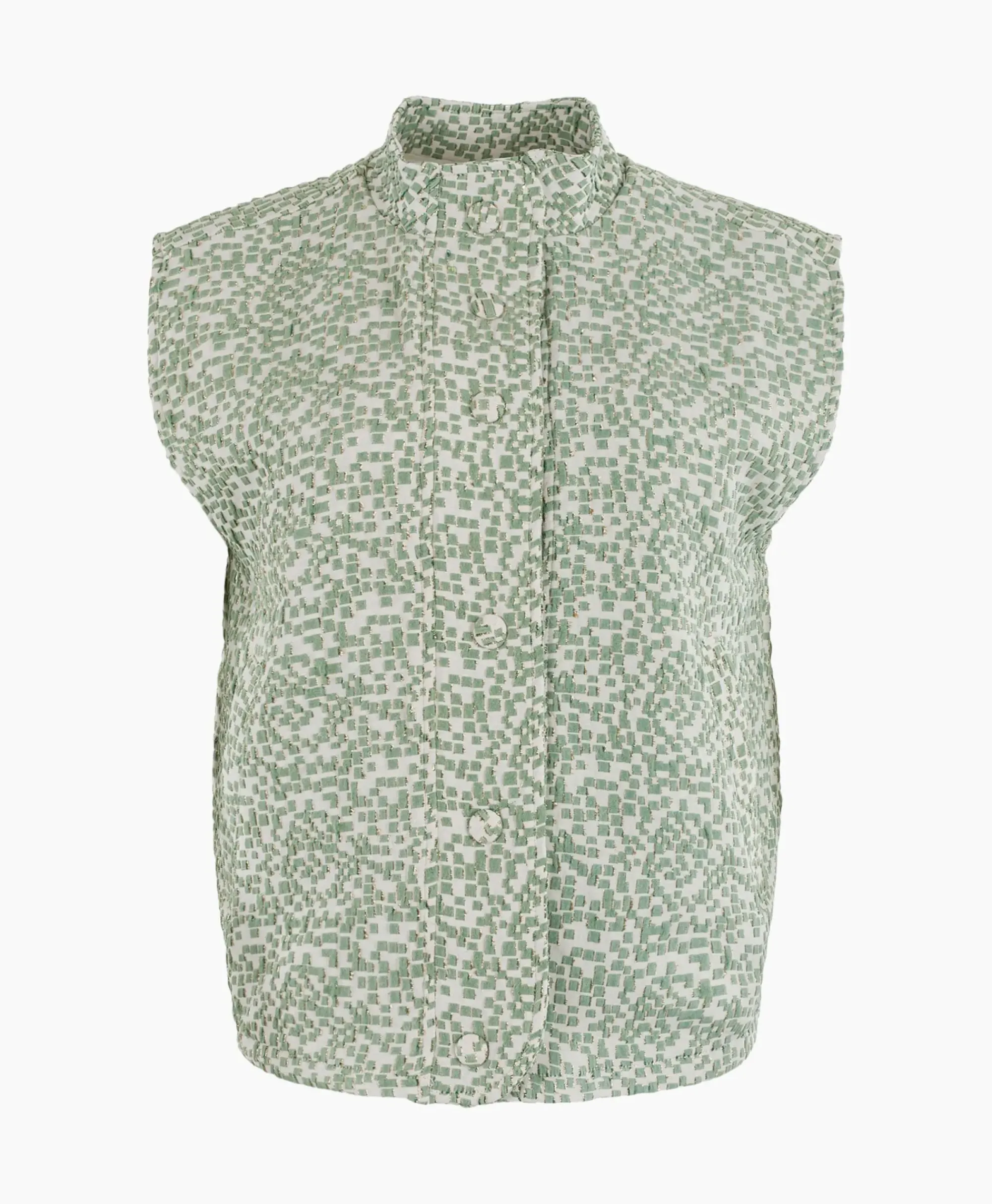 Gilets^Anna Van Toor Gilet 43A11-02108B Groen
