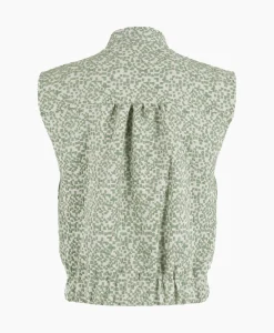 Gilets^Anna Van Toor Gilet 43A11-02108B Groen