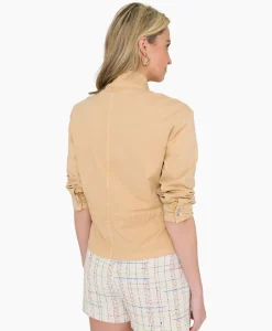 Jassen^Anna Van Toor Gilet 32A01-02609 Zand