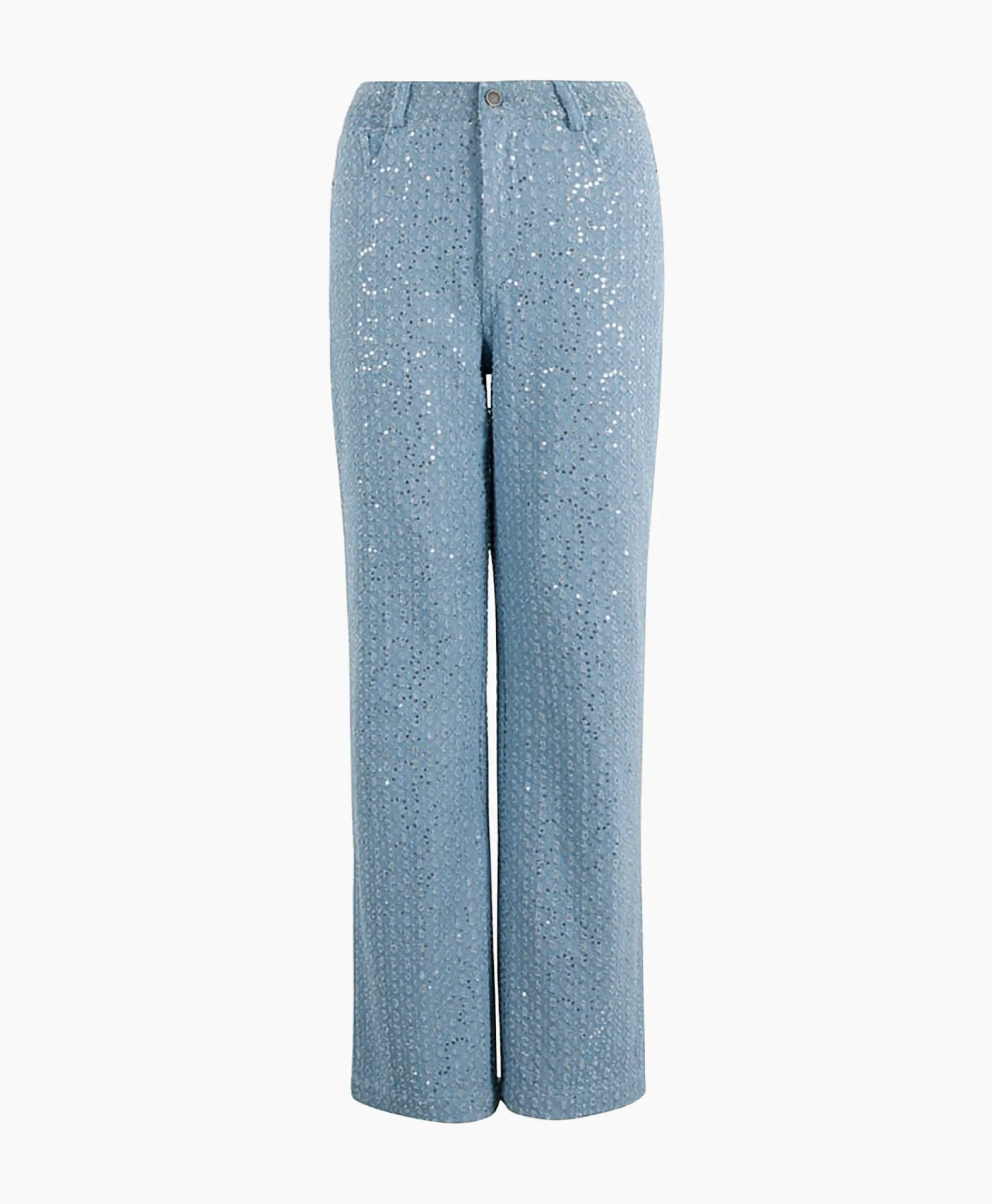 Broeken^Anna Van Toor Jeans 17A02-03178A Blauw