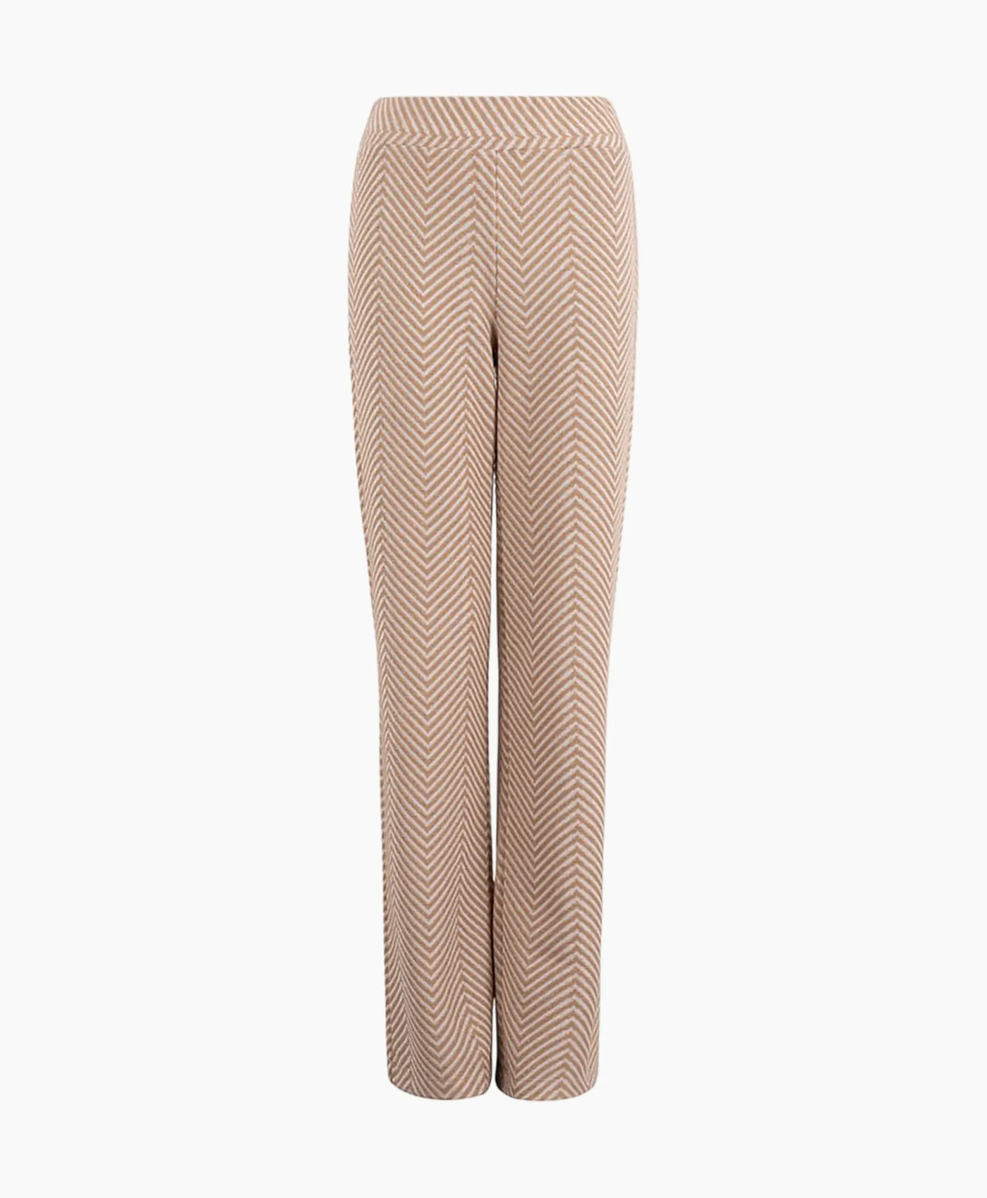 Broeken^Anna Van Toor Pantalon 26A02-03123C Zand