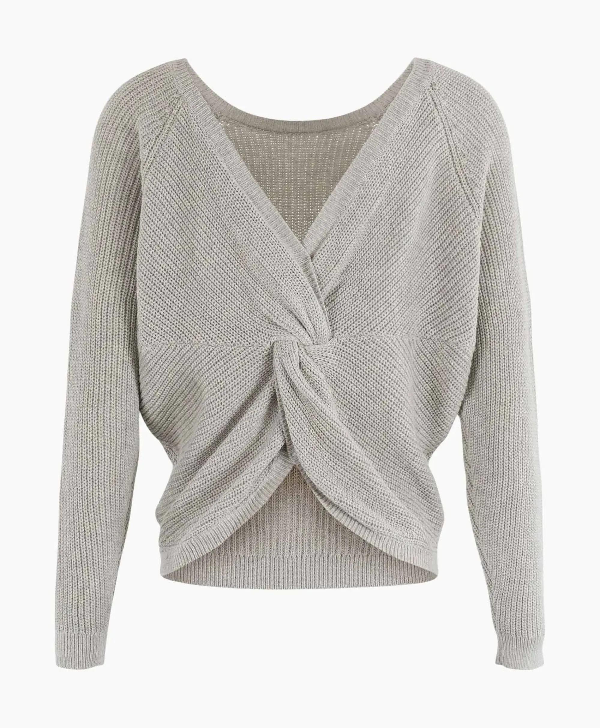 Truien^Anna Van Toor Pullover 21A09-02818B Licht Grijs