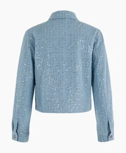 Blouses^Anna Van Toor Spijkerjas 17A01-02612 Blauw
