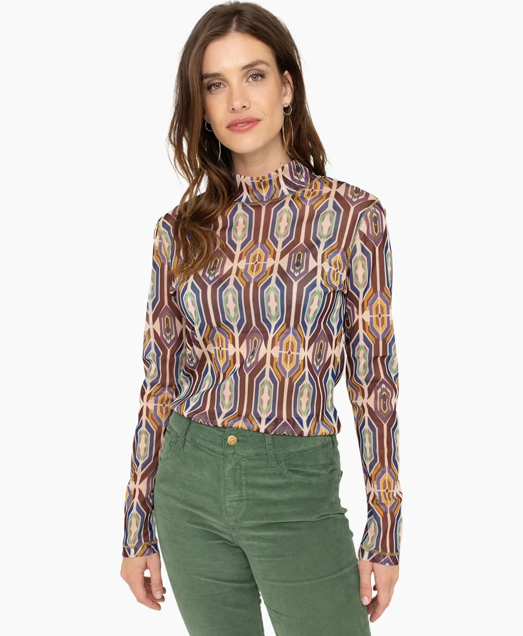 T-Shirts & Tops^Anna Van Toor T-Shirt 26A04-03587A Blauw
