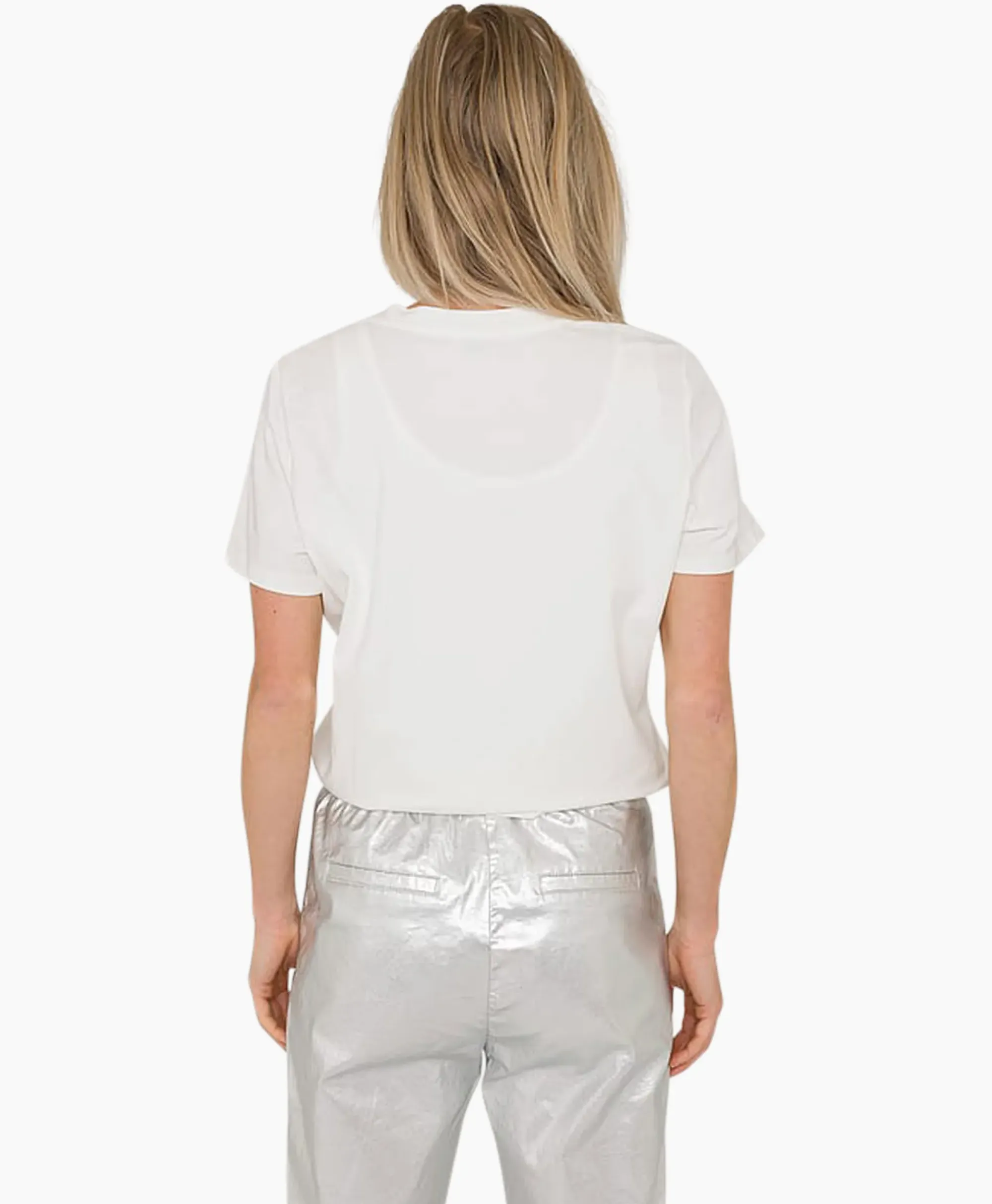 T-Shirts & Tops^Anna Van Toor T-Shirt Korte Mouw 08A04-03629 Off White