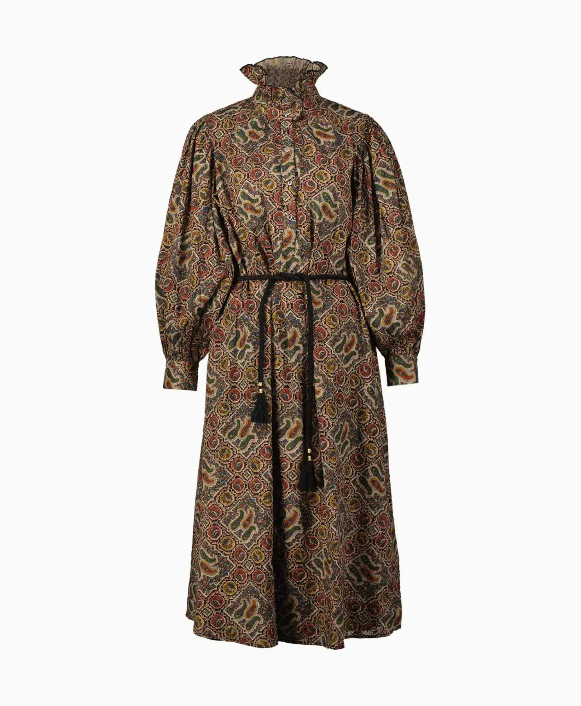 Jurken^Antik Batik Maxi Jurk Zina Long Dress Diversen