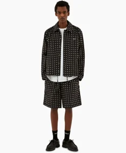 Jassen^Arte Antwerp Jack Coach Heart Print Zwart