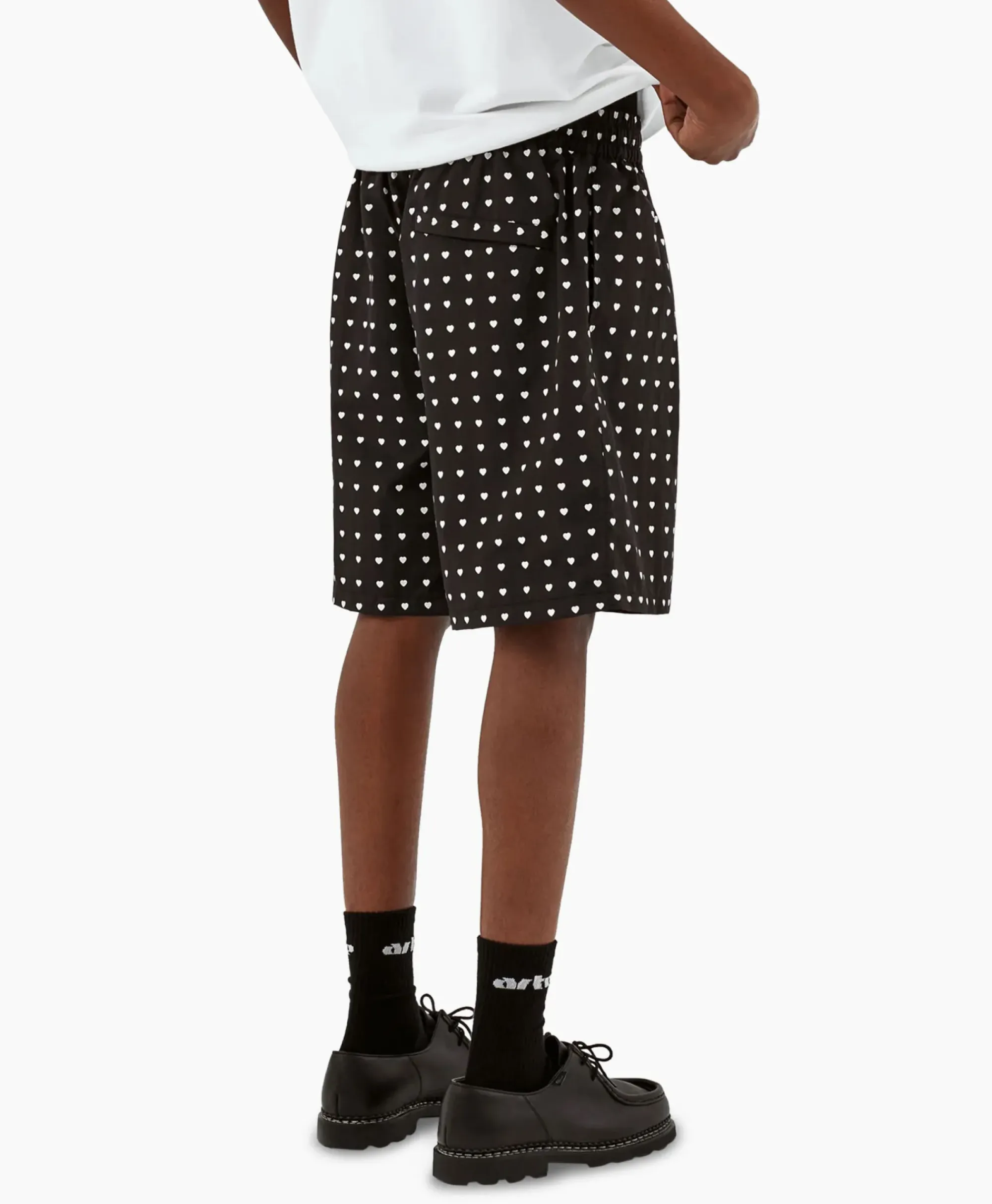 Broeken^Arte Antwerp Korte Broek Heat Print Zwart
