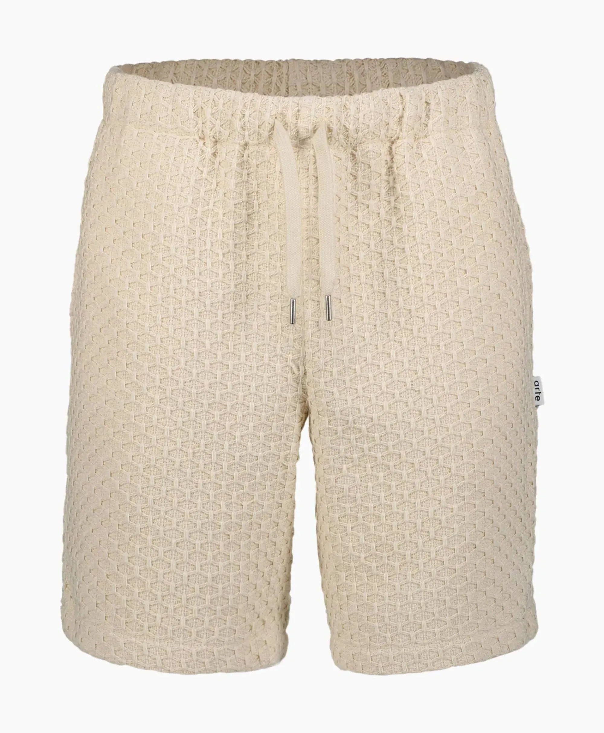 Broeken^Arte Antwerp Korte Broek Jacquard Croche Off White