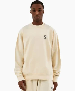Truien^Arte Antwerp Sweater Hearts Leaves Arte Logo Chest Off White