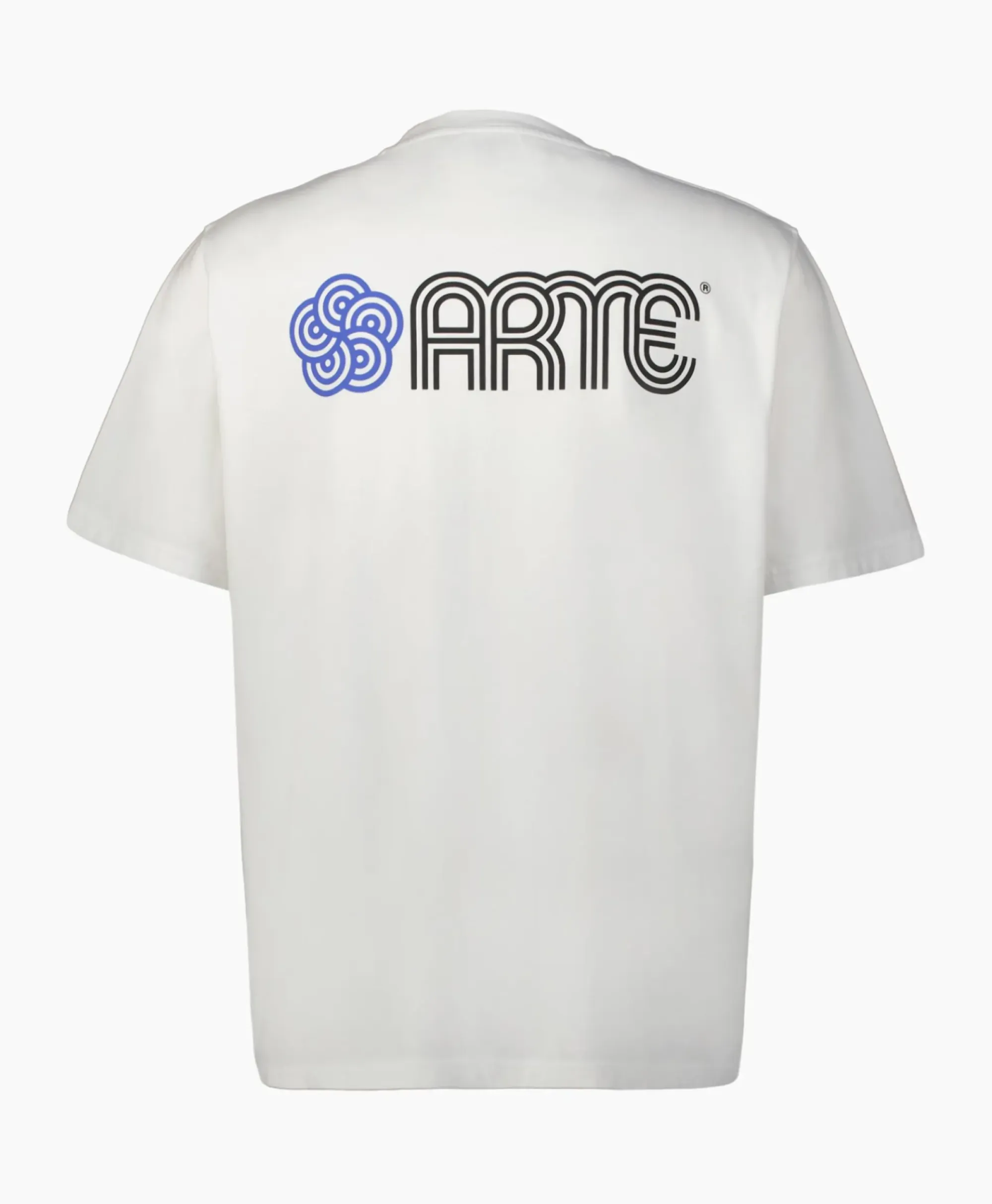 T-Shirts^Arte Antwerp T-Shirt Korte Mouw Circle Flower Back Front Print Wit