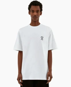 T-Shirts^Arte Antwerp T-Shirt Korte Mouw Hearts Leaves Arte Logo Chest Wit