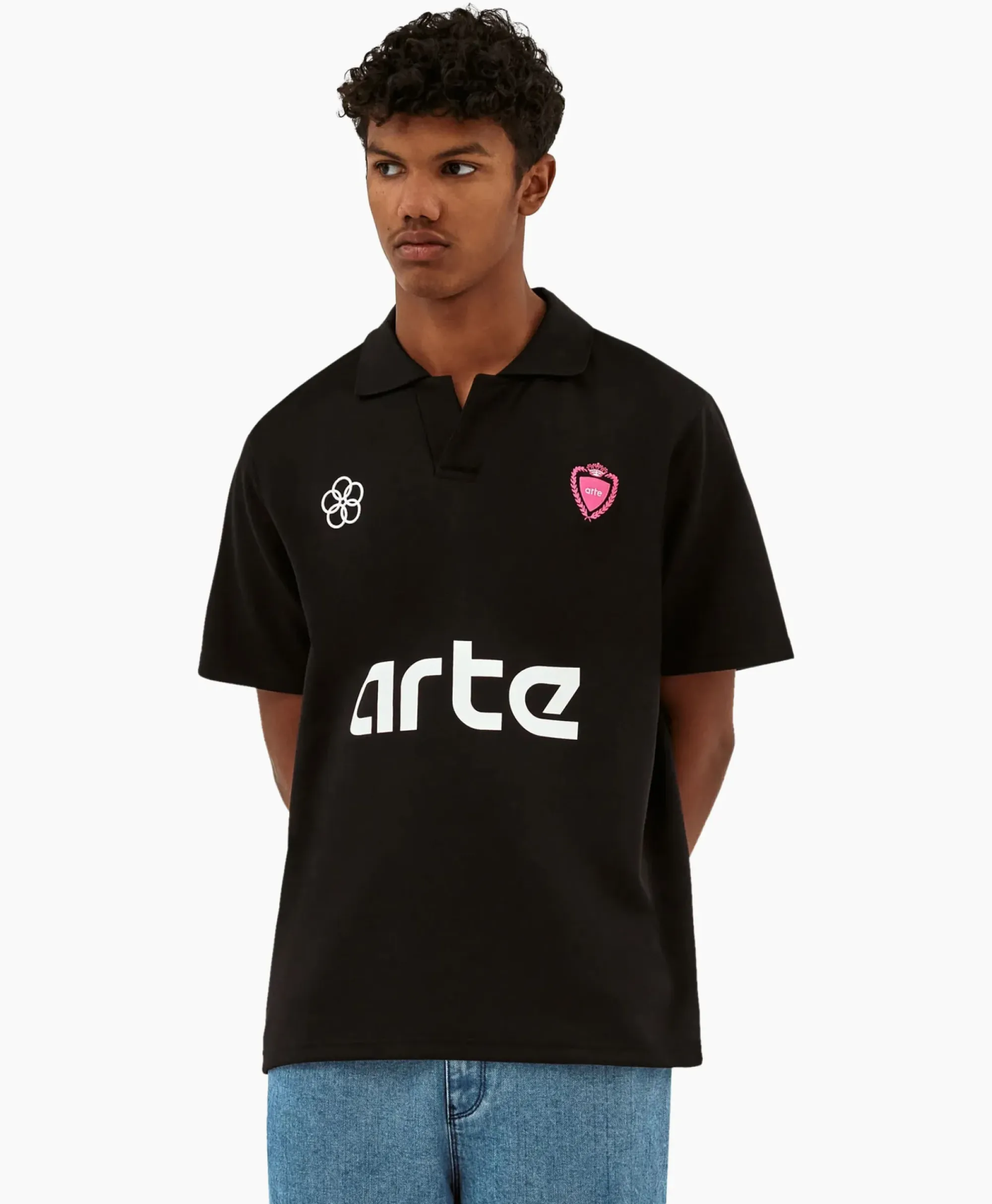 T-Shirts^Arte Antwerp T-Shirt Korte Mouw Basic Futebol Zwart