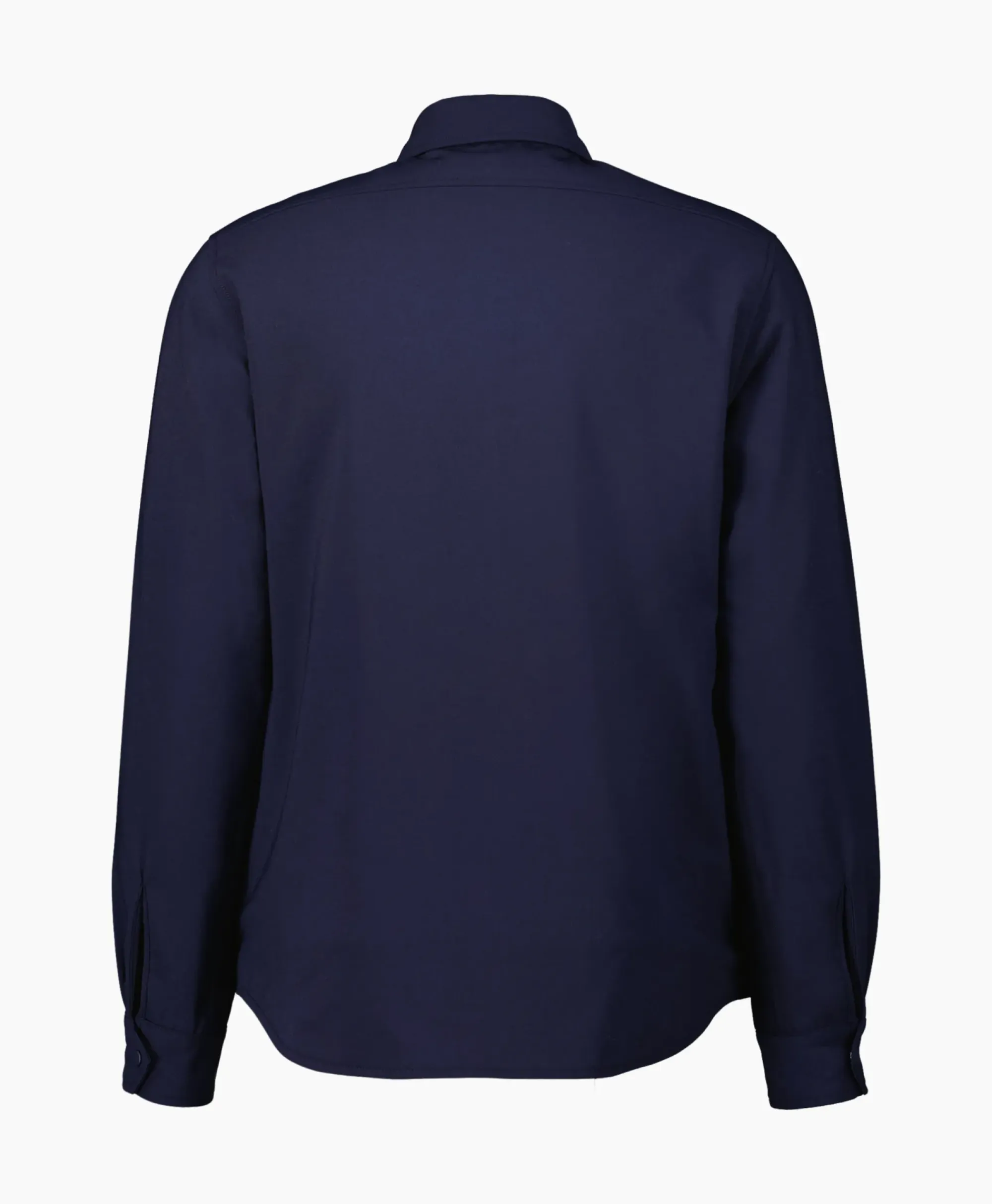 Overhemden^Aspesi Overhemd Camicia Doppia Blauw