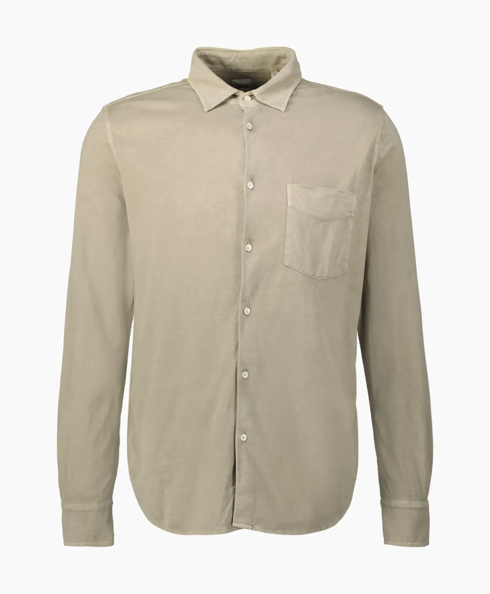 Overhemden^Aspesi Overhemd Camicia Mod. Ay36 Zand