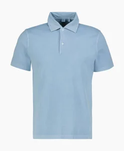Polo's^Aspesi Polo Mod.Ay15 Licht Blauw