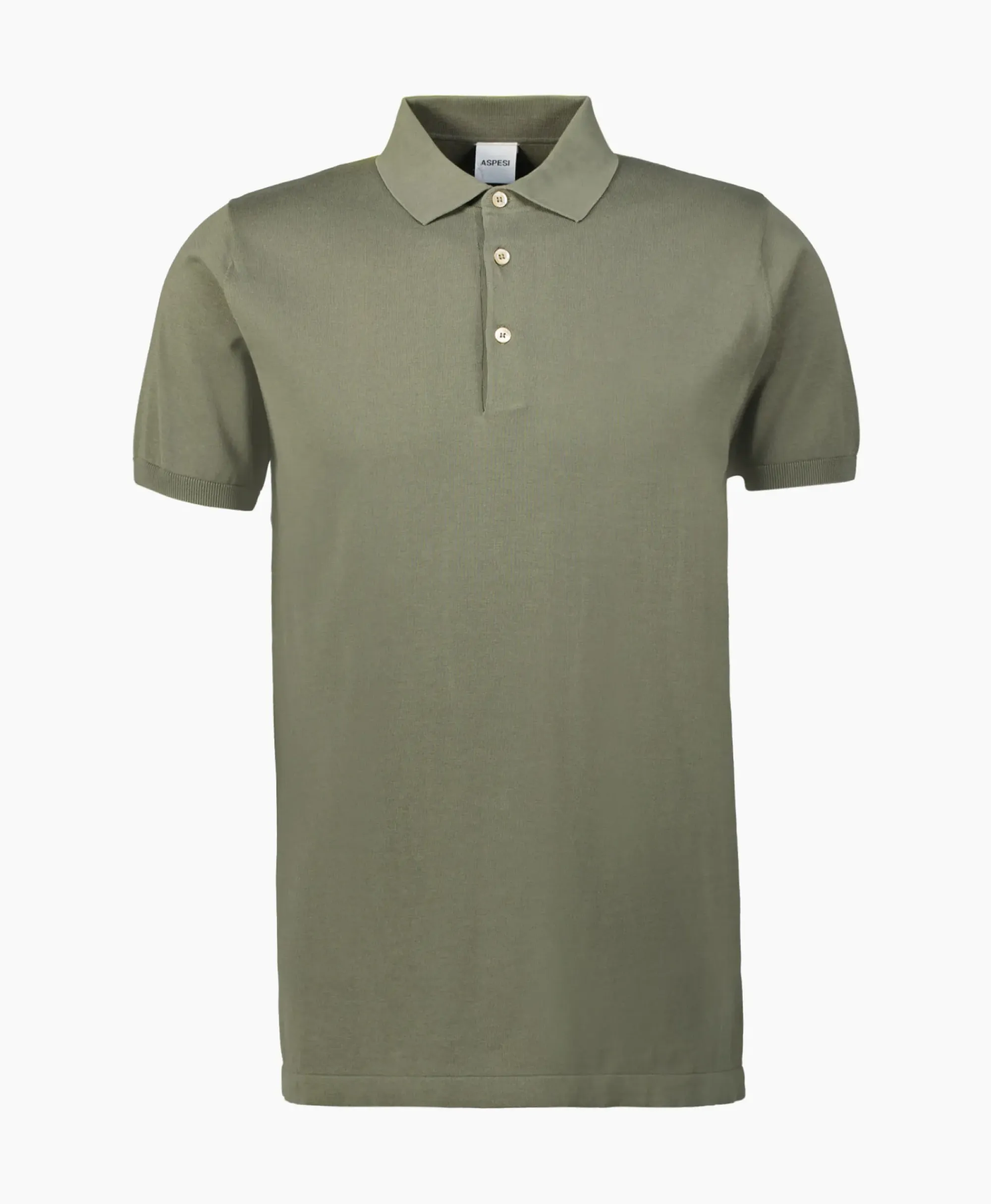 Polo's^Aspesi Polo Mod. M040 Groen