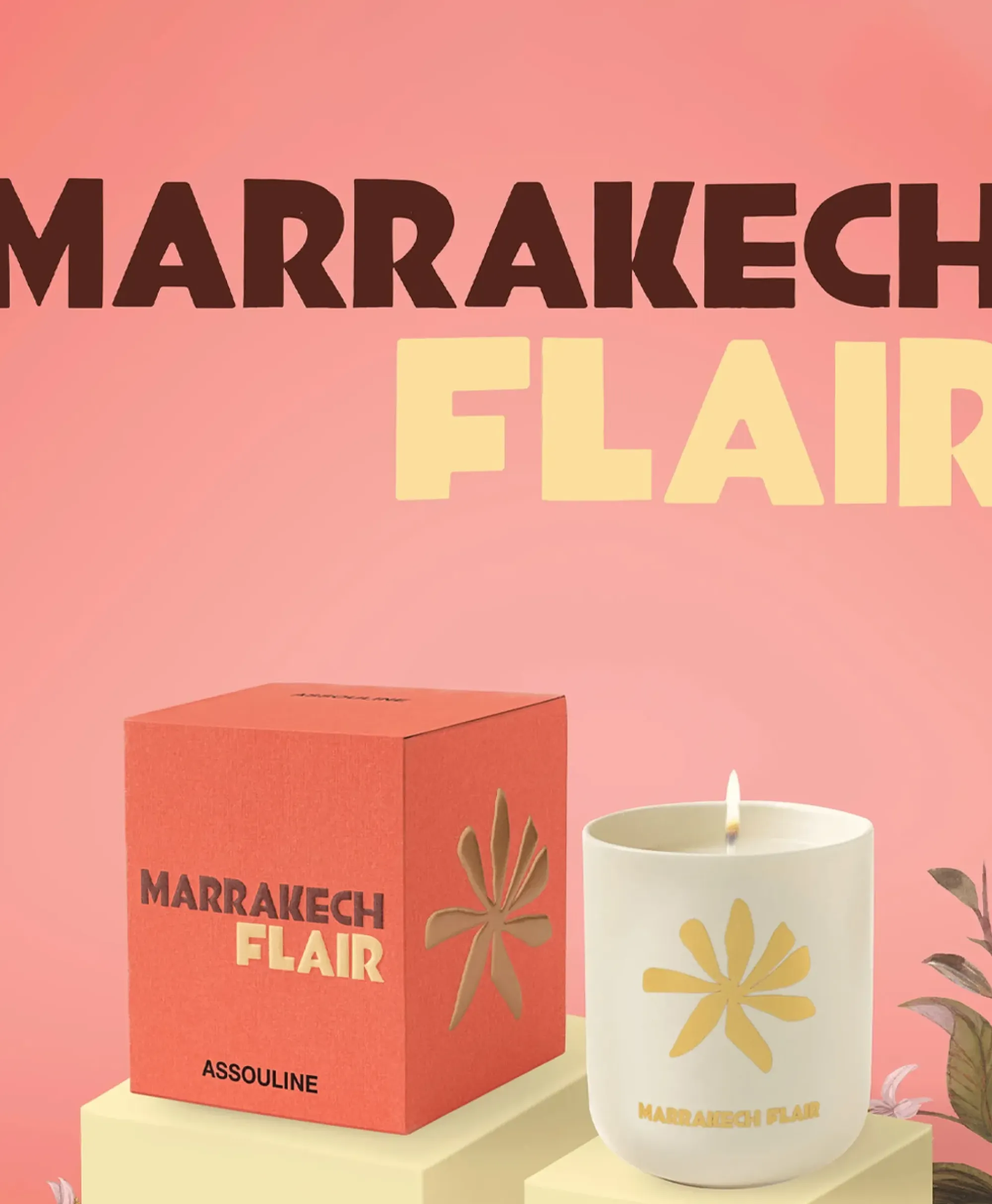 Lifestyle^Assouline Kaars Marrakech Flair - Travelfrom Home Candle Diversen