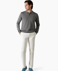 Polo's^Aurelien Polo Longsleeve Donker Grijs