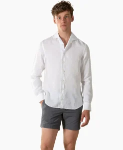 Overhemden^Aurelien Overhemd Seaside Shirt Wit