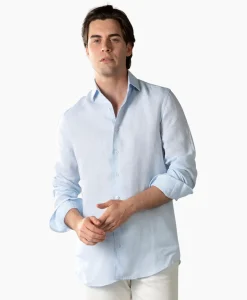 Overhemden^Aurelien Overhemd Seaside Shirt Licht Blauw
