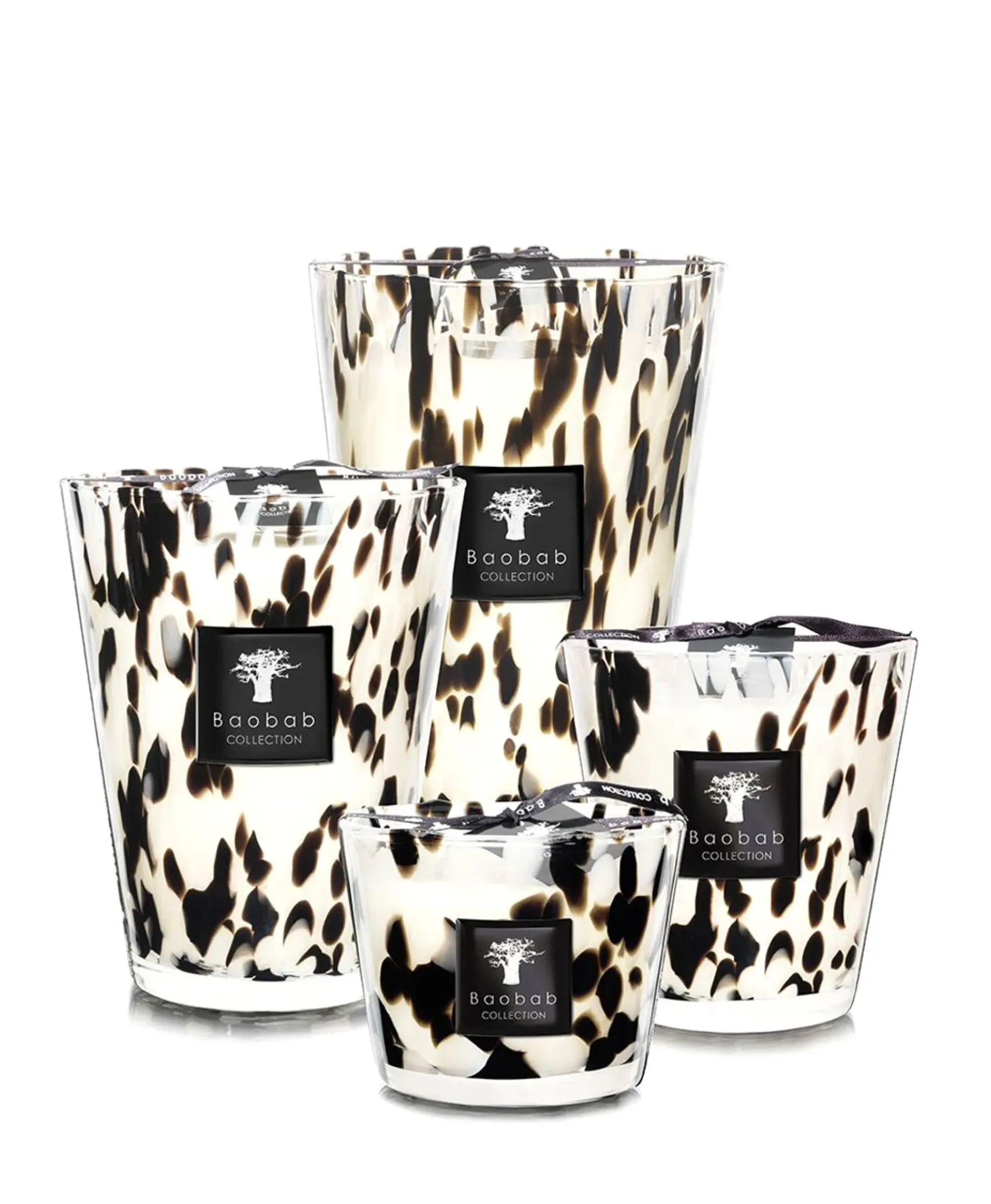 Lifestyle^Baobab Kaars Max 10 Pearls Zwart
