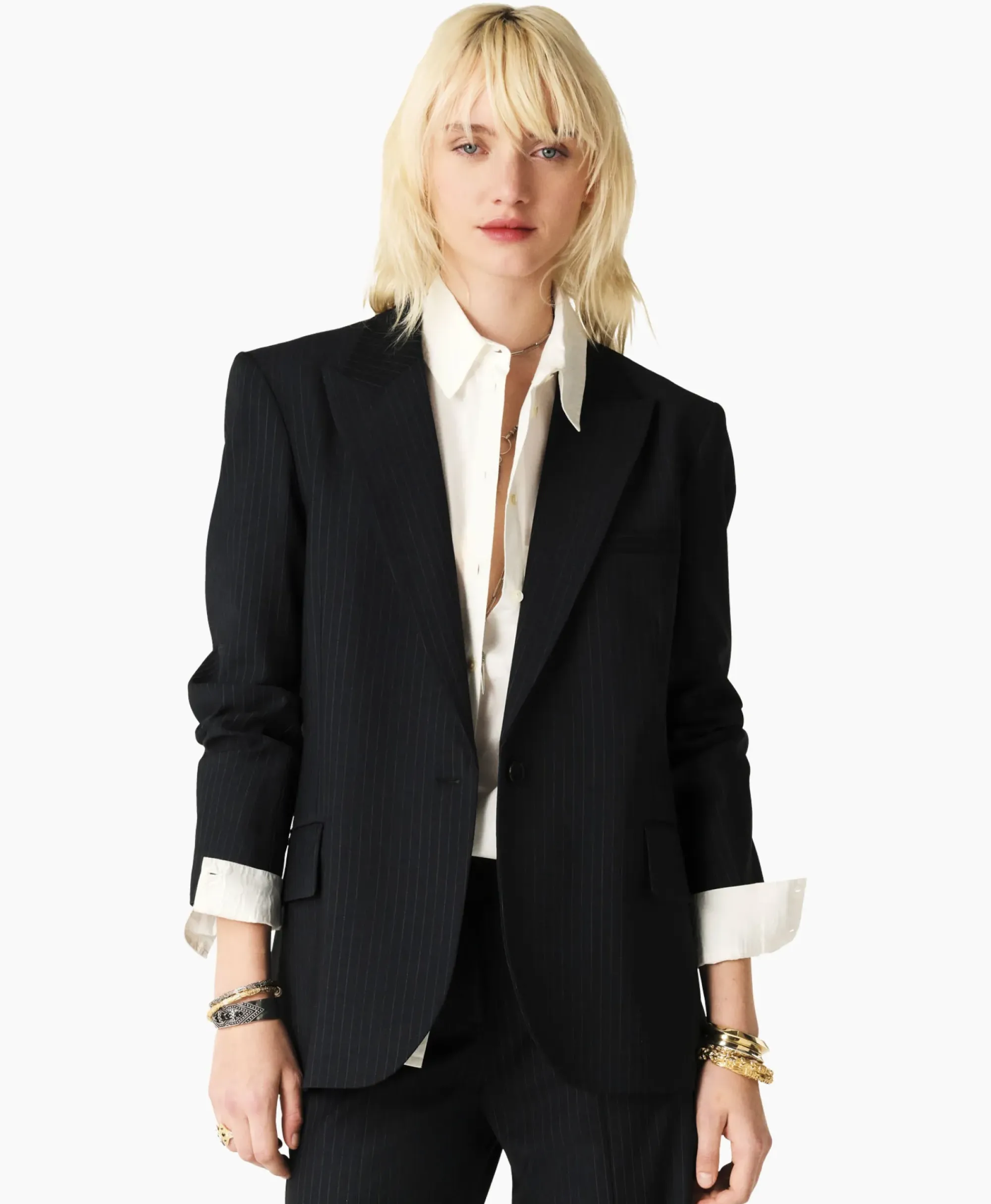 Blazers^Ba&sh Ba&Sh Blazer Payne Blauw