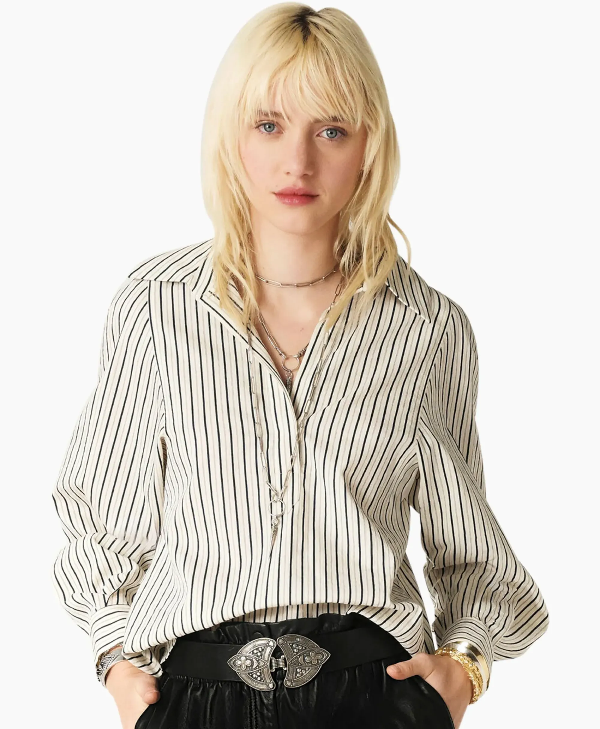 Blouses^Ba&sh Ba&Sh Blouse Felicia Ecru