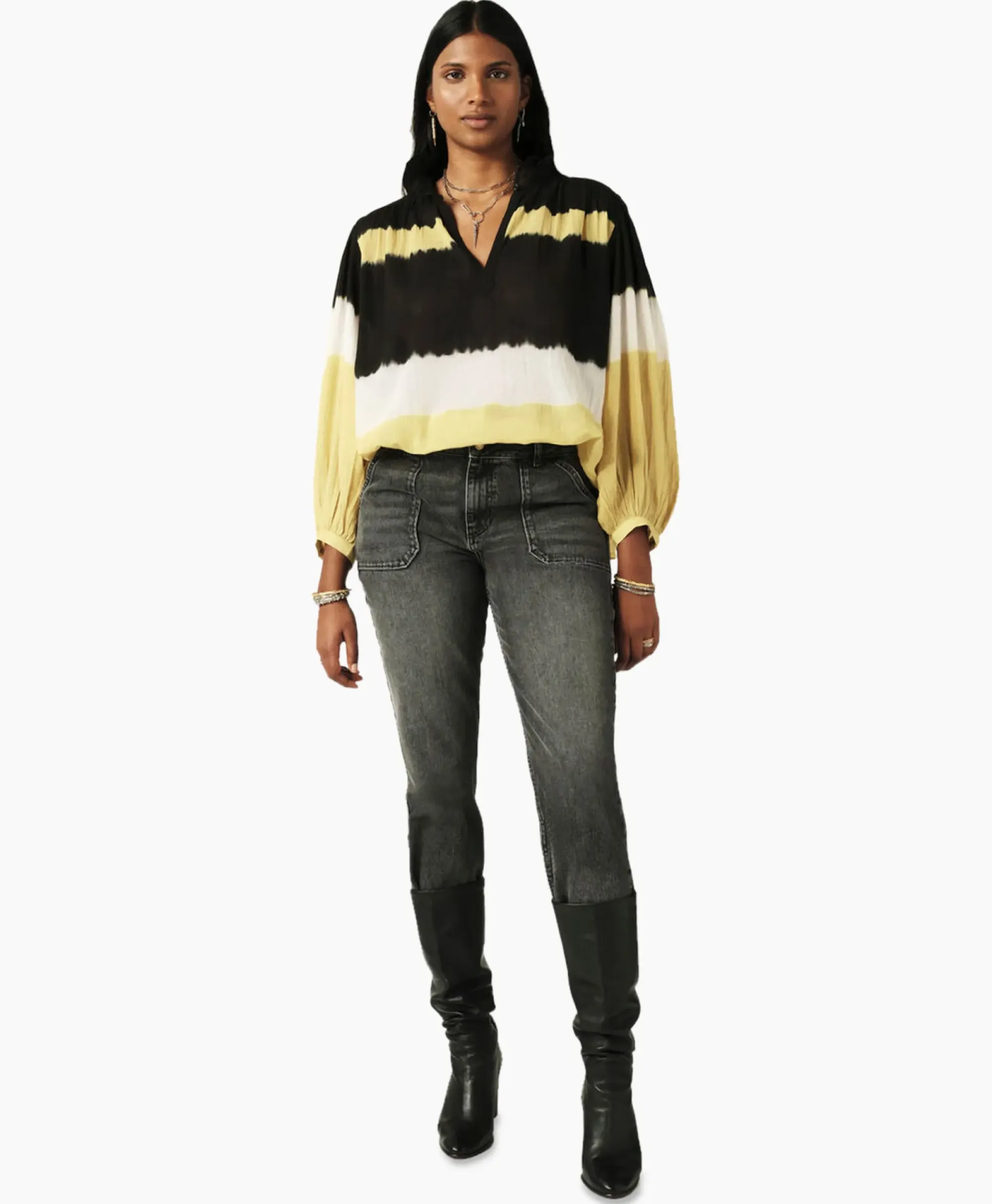 Blouses^Ba&sh Ba&Sh Blouse Harvey Geel