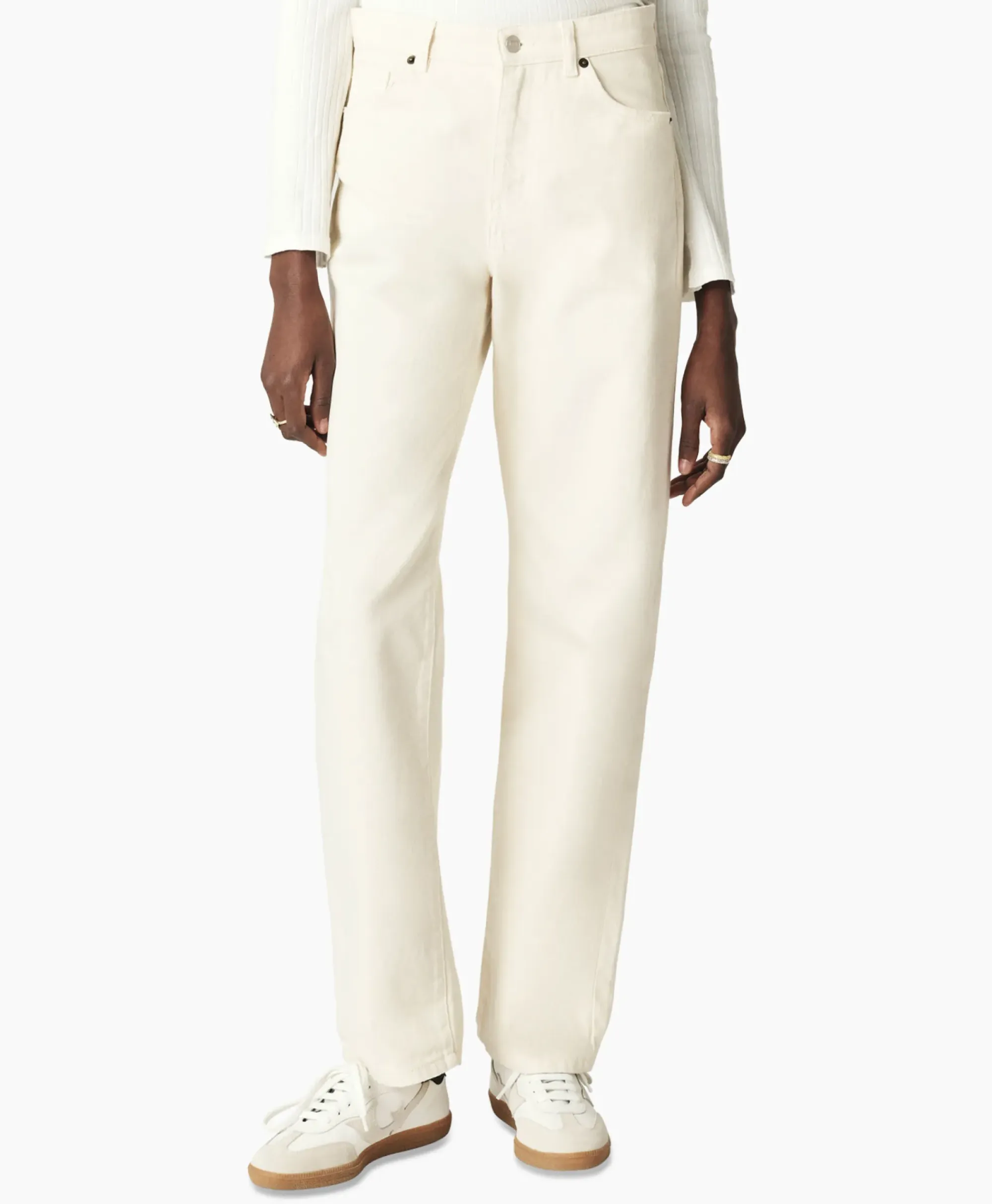 Broeken^Ba&sh Ba&Sh Jeans Erell Ecru