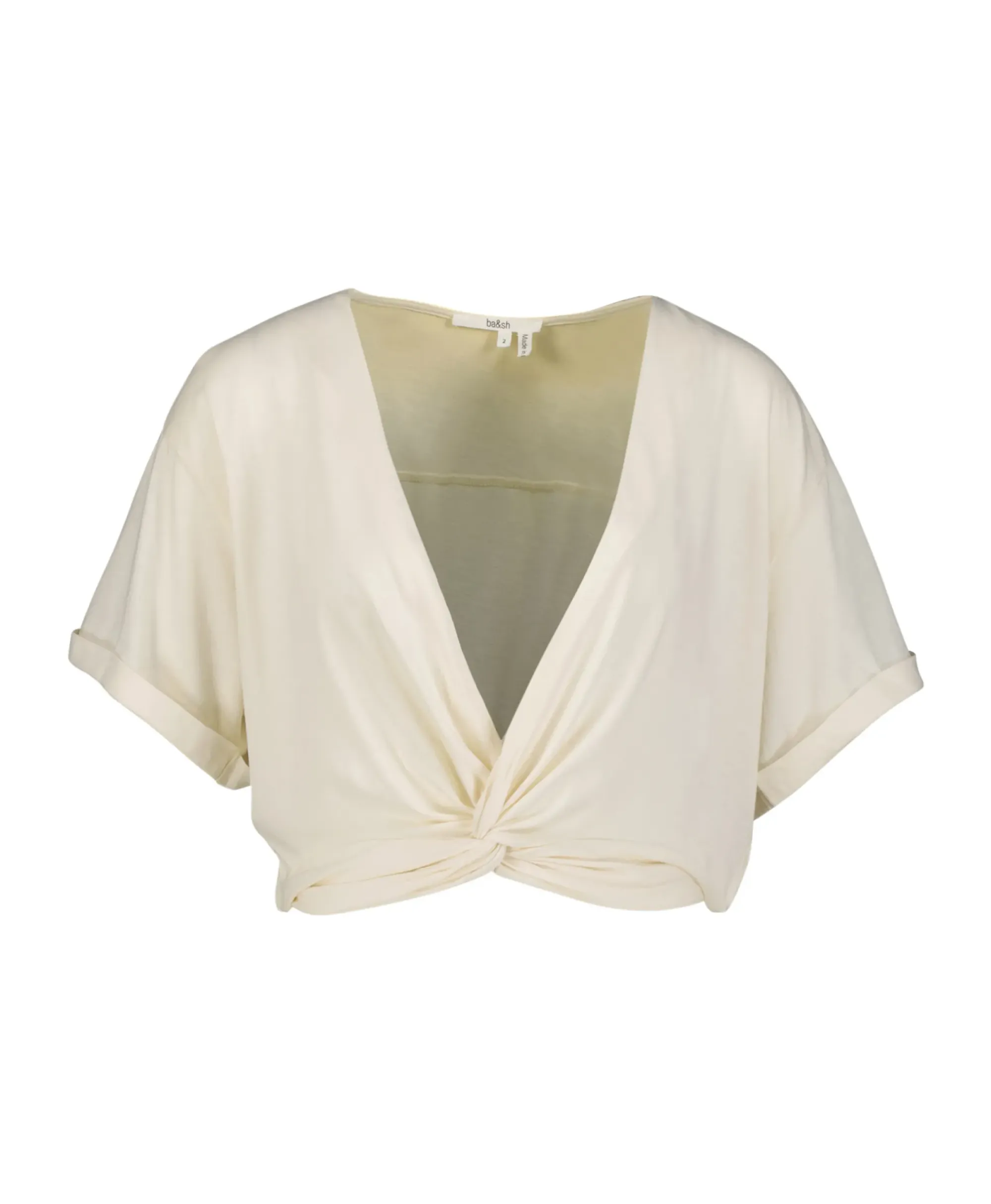 T-Shirts & Tops^Ba&sh Ba&Sh T-Shirt Korte Mouw Denali Ecru