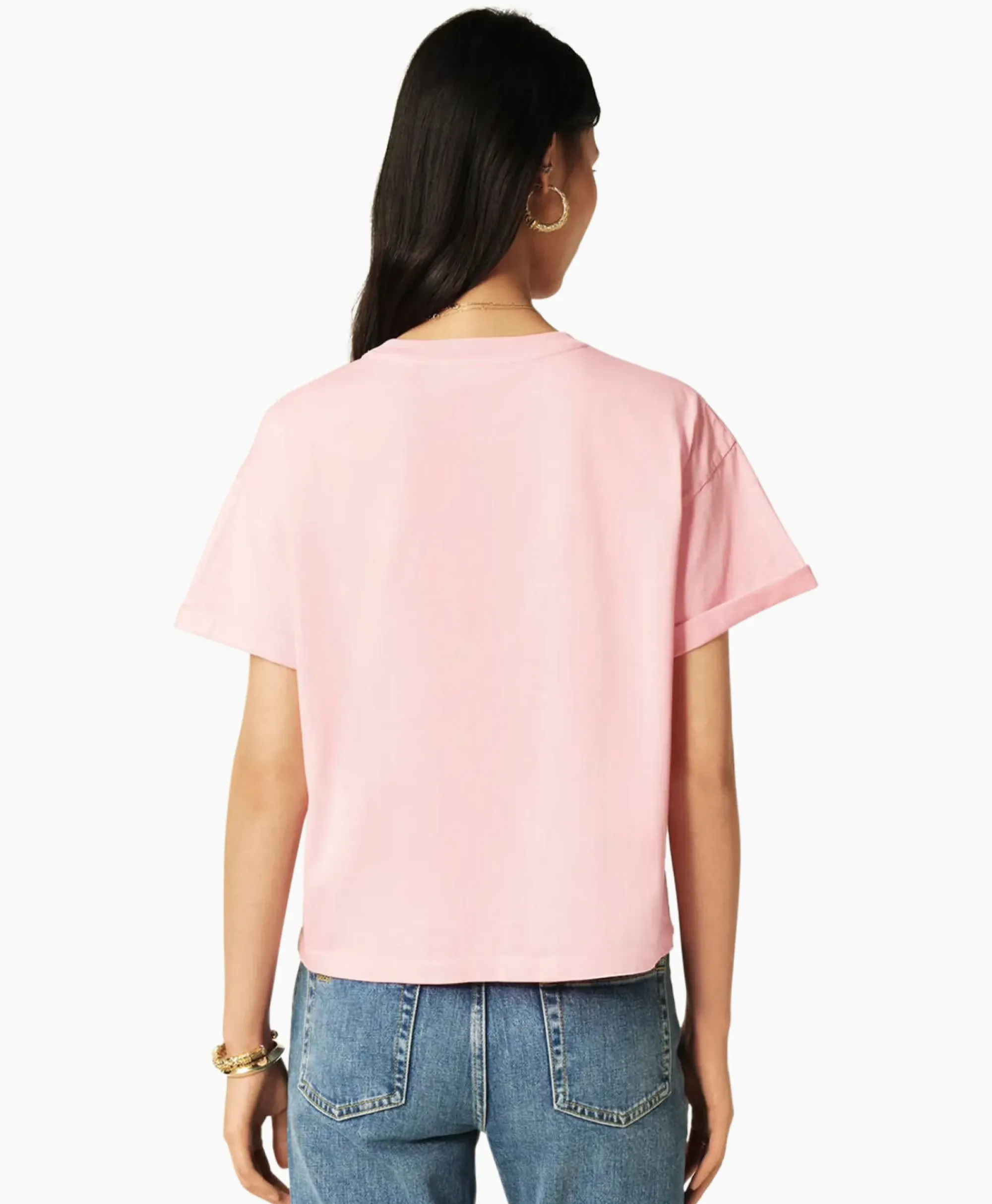 T-Shirts & Tops^Ba&sh Ba&Sh T-Shirt Korte Mouw Rosie Pink