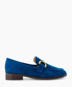 Instappers^Bibi Lou Loafer Suede Blauw