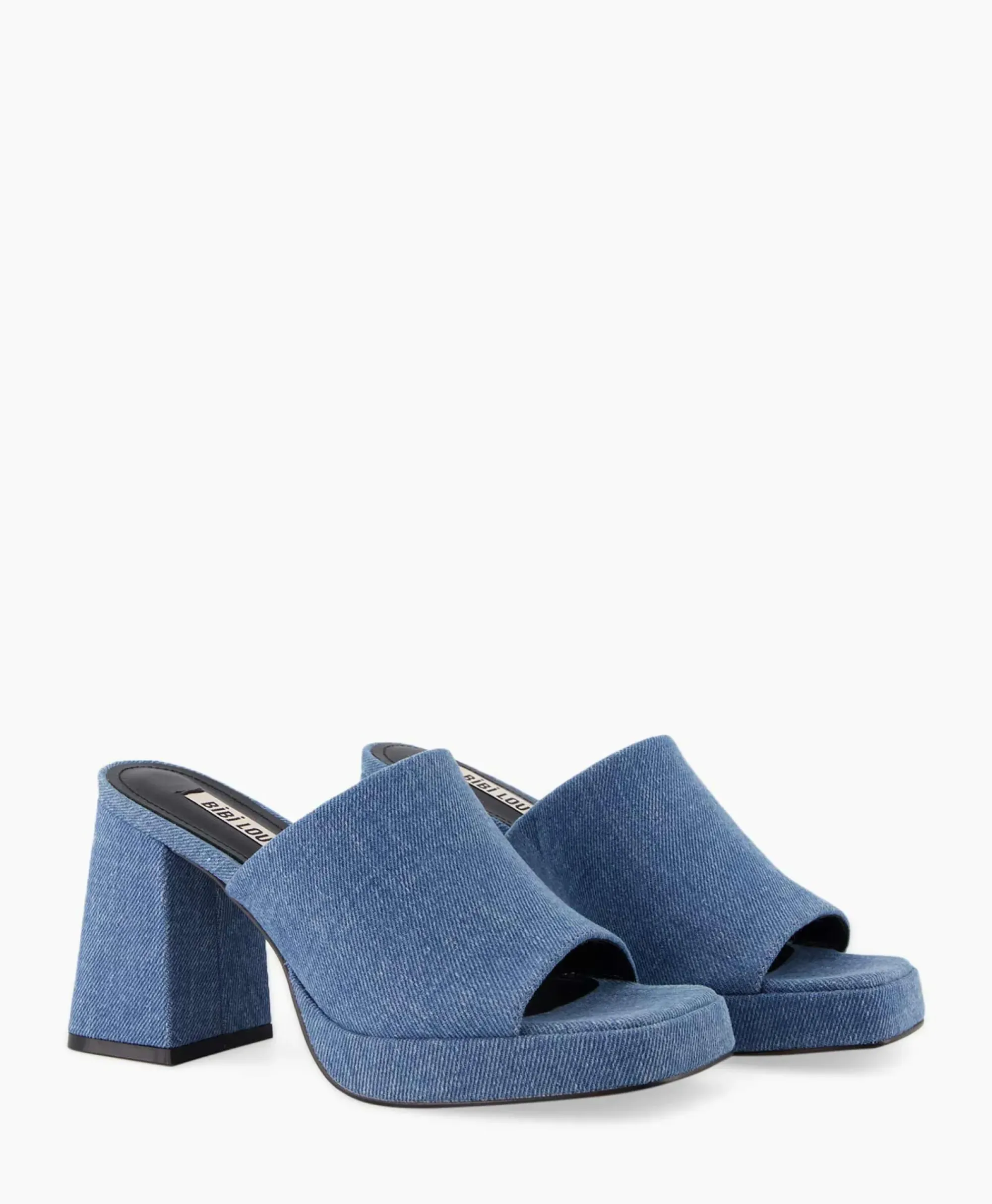 Pumps^Bibi Lou Pump Canvas Jeans Blauw